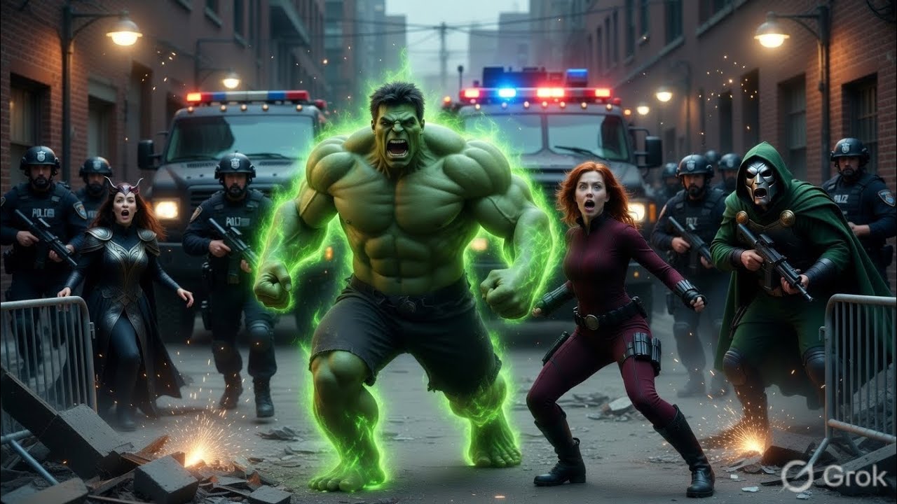 Hulk & Black Widow 😱 ! Epic Alley Battle Against Hela & Doctor Doom 