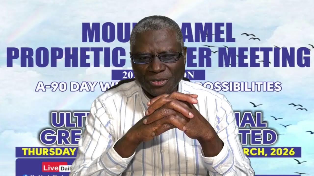 MOUNT CAMEL PROPHETIC PRAYER MEETING 2026 EDITION A-90 DAY WITH GOD OF POSSIBILITY DAY 14, 1/14/26,
