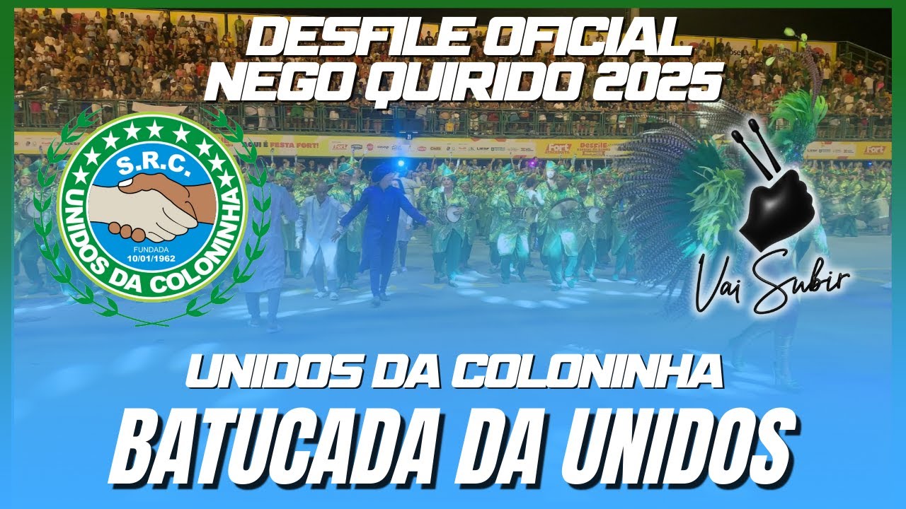 Bateria Batucada da Unidos | Unidos da Coloninha #DesfileLIESF2025