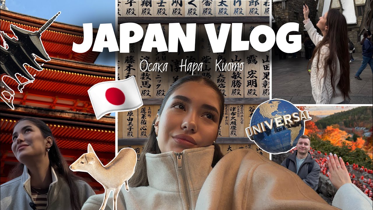 vlog ЯПОНИЯ ч.1: Осака, Нара, Киото, предложение, Universal Studios, страна, которая нас шокировала!