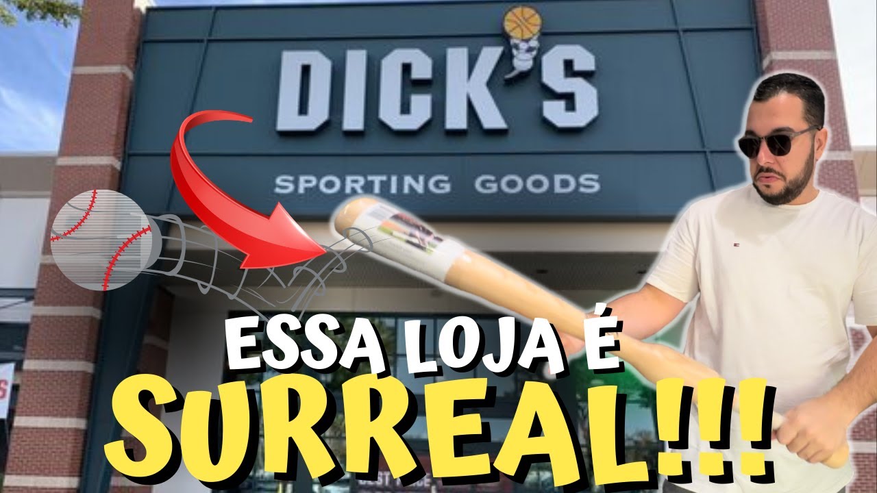 A MAIOR LOJA de artigos esportivos dos ESTADOS UNIDOS - Dicks Sporting Goods 🇺🇸