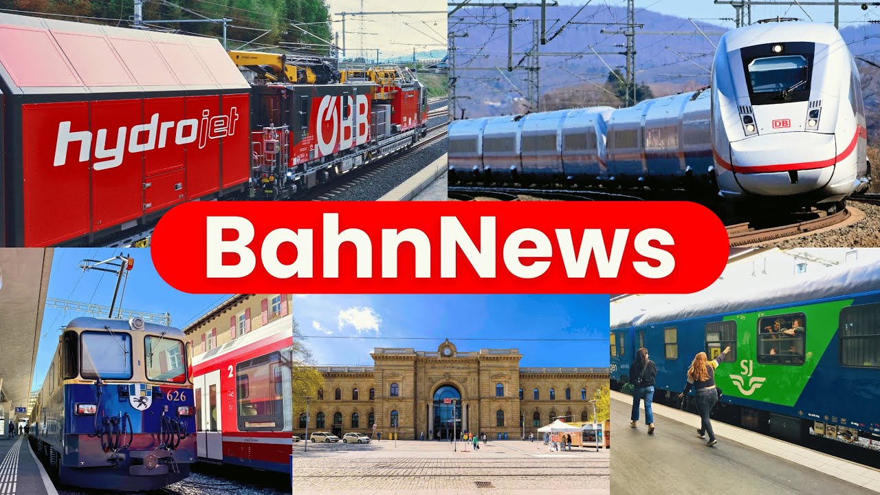 Hydrojet vorgestellt, DB-P&uuml;nktlichkeit sinkt weiter & Hamburg Altona Nord verz&ouml;gert sich | BahnNews