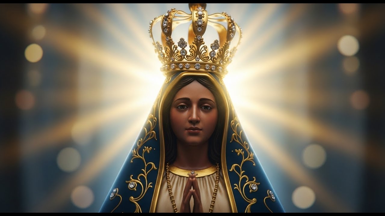 “Mãezinha Aparecida, Ilumina Minha Vida — Oração e Canção Para Acalmar o Coração 🙏✨”