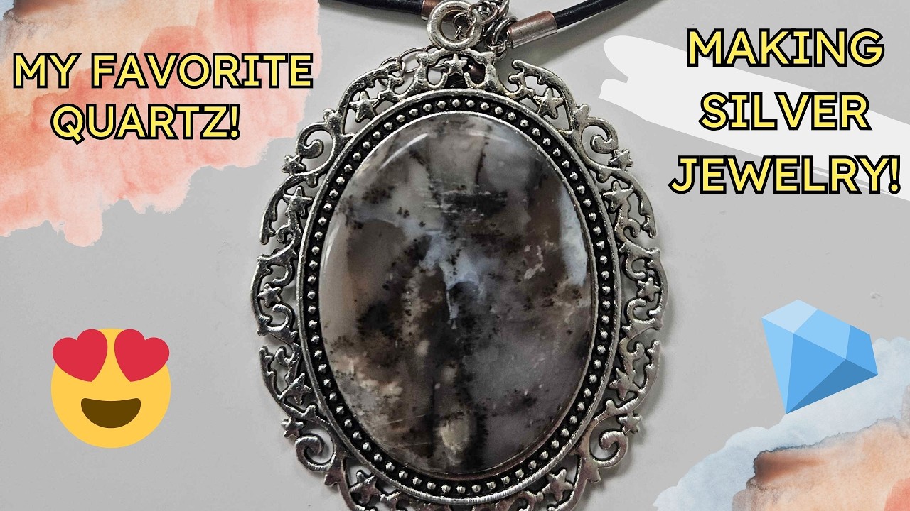 I Made Silver Jewelry With Quartz!