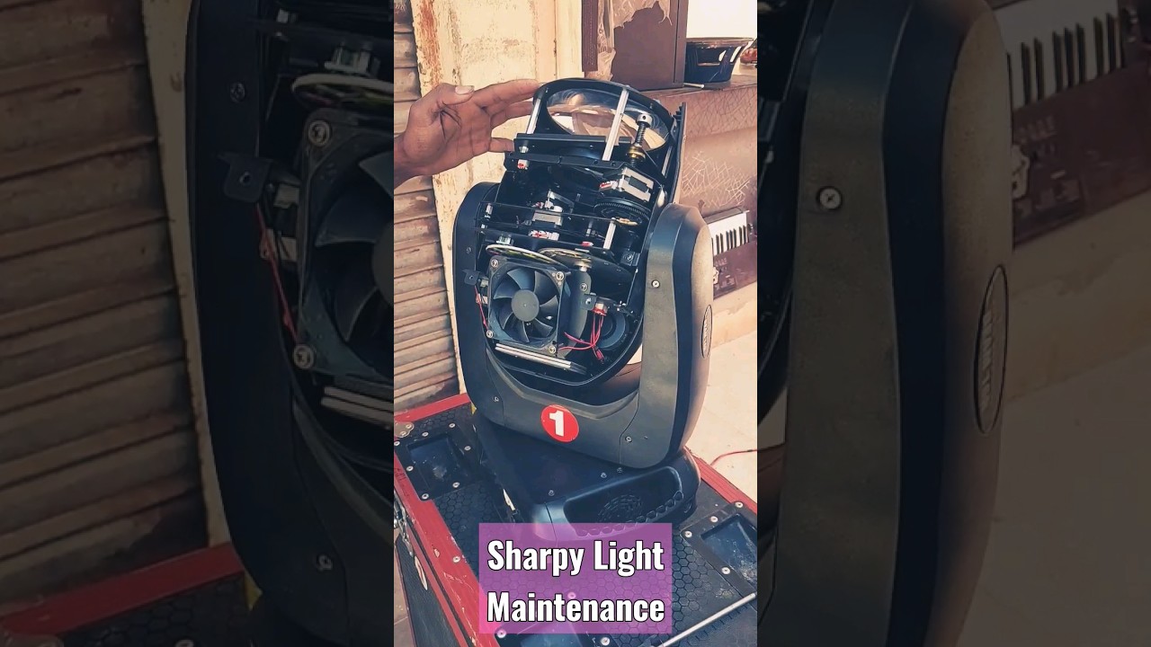 sharpy light maintenance #shortvideo #short #electric #sharpy #light