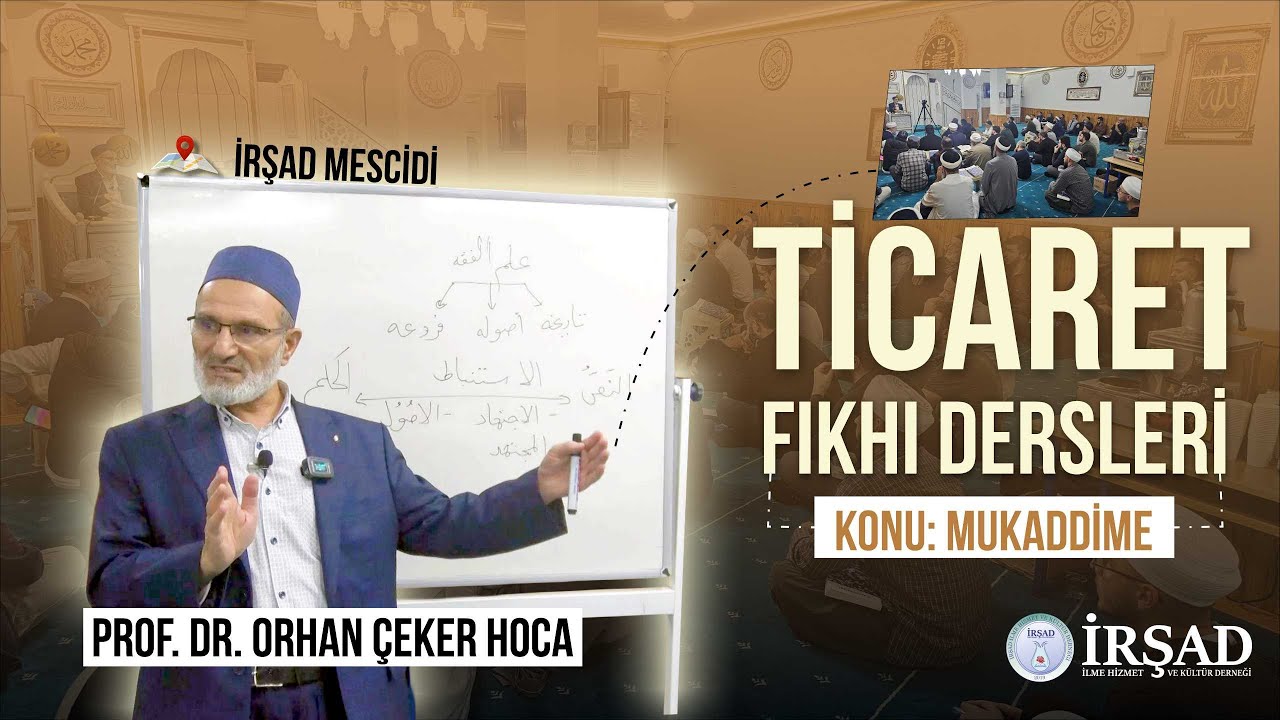 Ticaret Fıkhı Dersleri, 1.Ders l Prof. Dr. Orhan ÇEKER Hoca