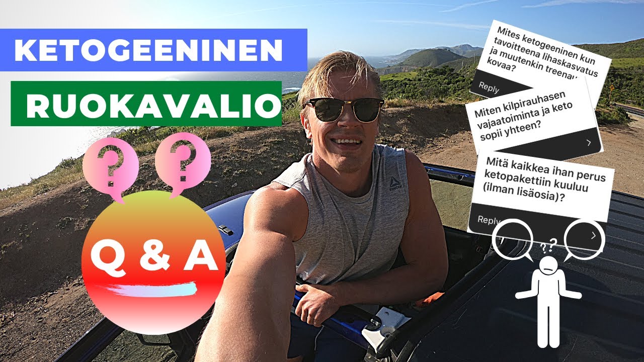 Ketogeeninen ruokavalio. Usein kysytyt kysymykset.