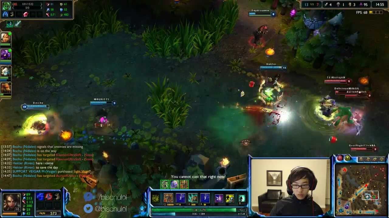 Bischu - Nidalee vs Katarina mid «Beast» (Challenger l)