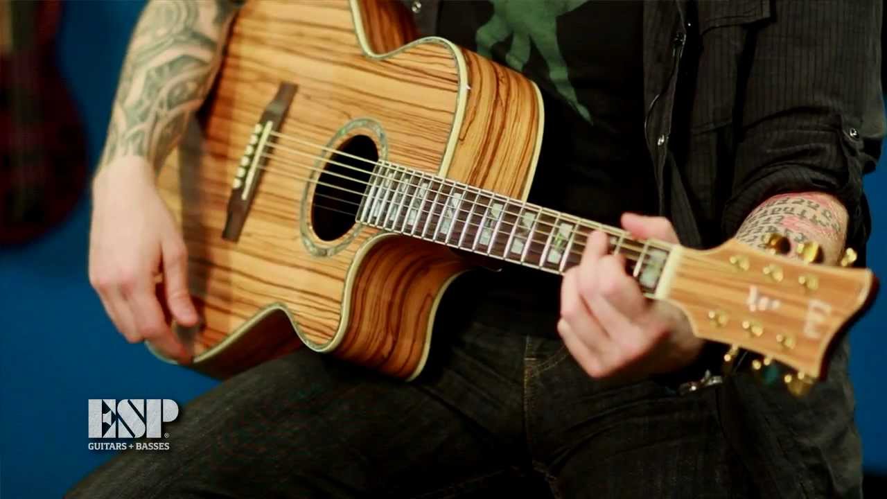 ESP Guitars: Guitar of the Week - LTD Xtone Exotic Wood Acoustics