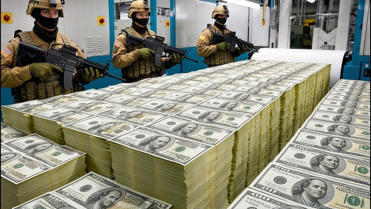 Внутри США. Dollar Factory — как Америка печатает МИЛЛИАРДЫ каждый день! (Полный процесс)