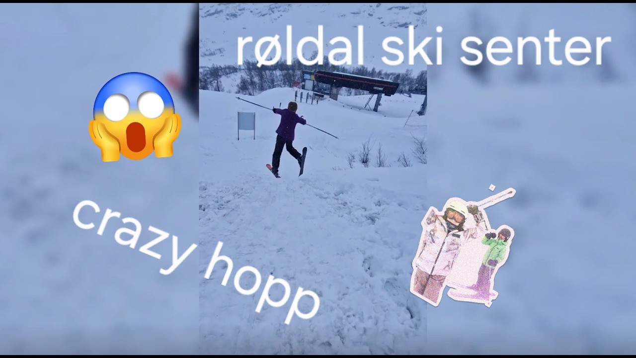 Vi bygger crazy hopp i røldal skisenter