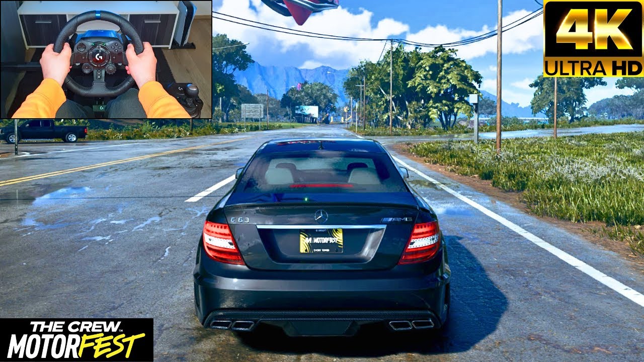 Mercedes C63 AMG | The Crew Motorfest | Logitech G923 Steering Wheel Gameplay