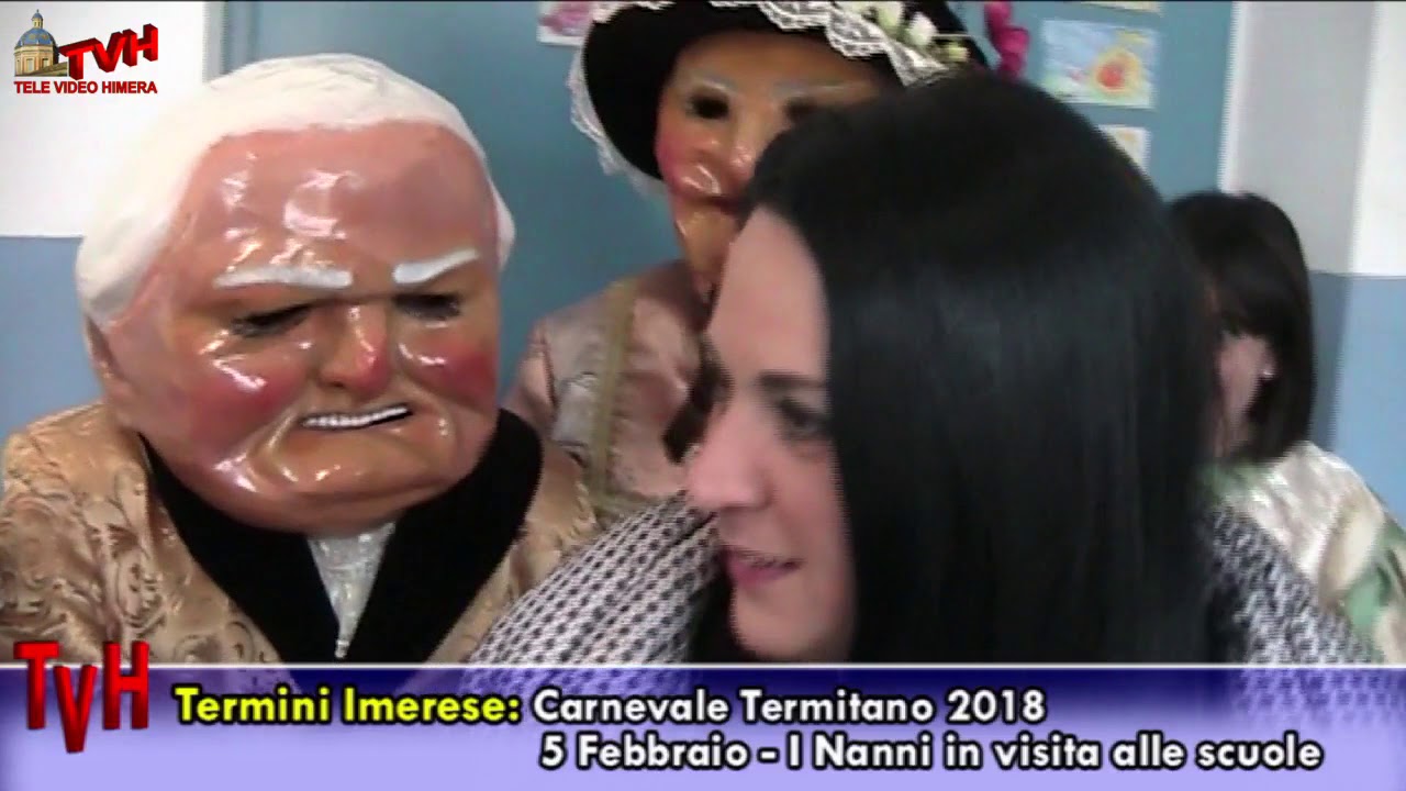 Carnevale Termitano 2018: I Nanni in visita alle scuole   5 Febbraio