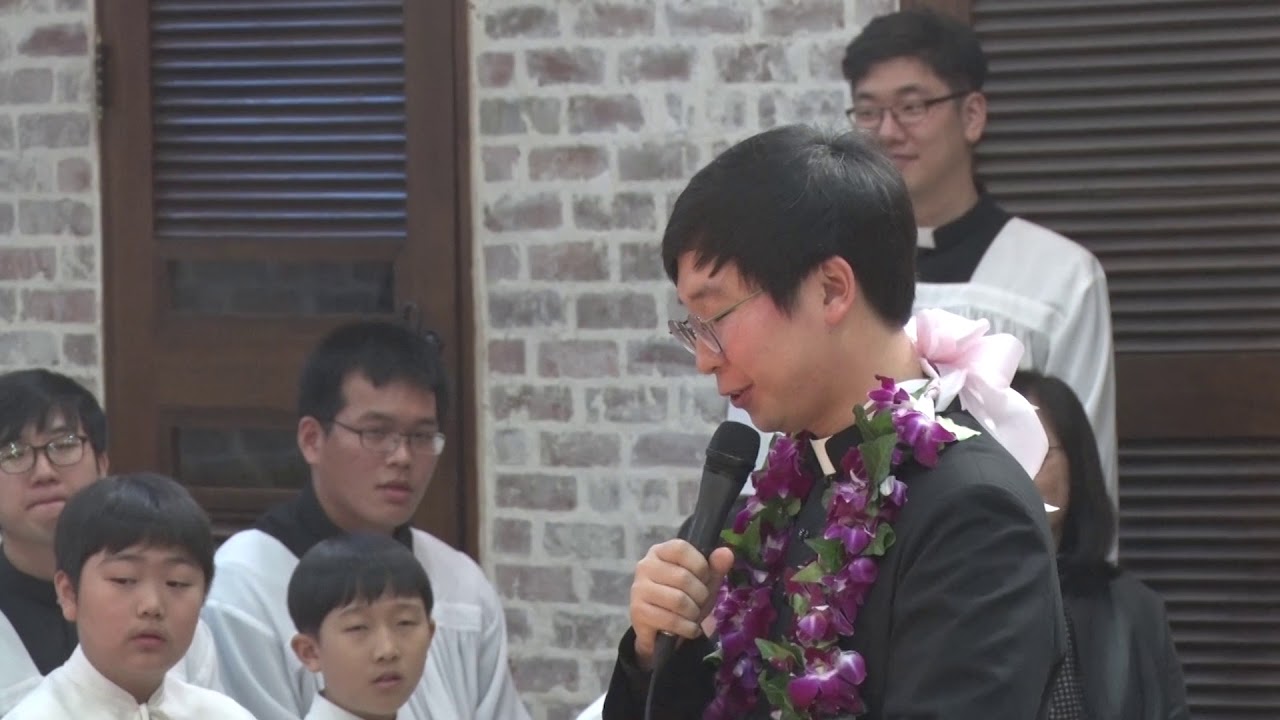 천주교 대전교구 도룡동성당 장태혁 요셉 새사제 첫미사 축하식 영상