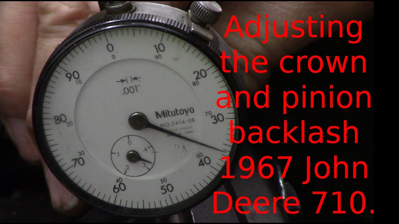 Ep 34 Adjusting the crown and pinion backlash 1967 John Deere 710