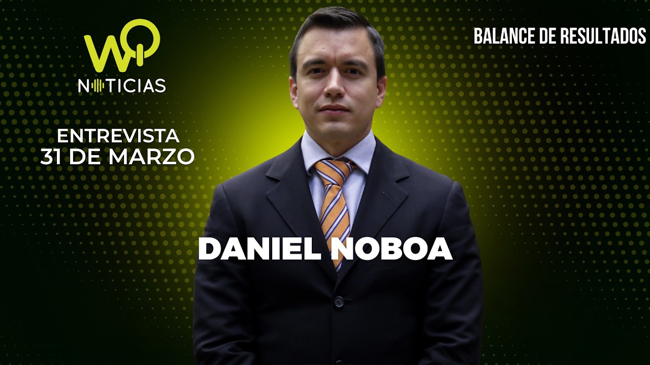 Daniel Noboa, Presidente de la Rep&uacute;blica del Ecuador