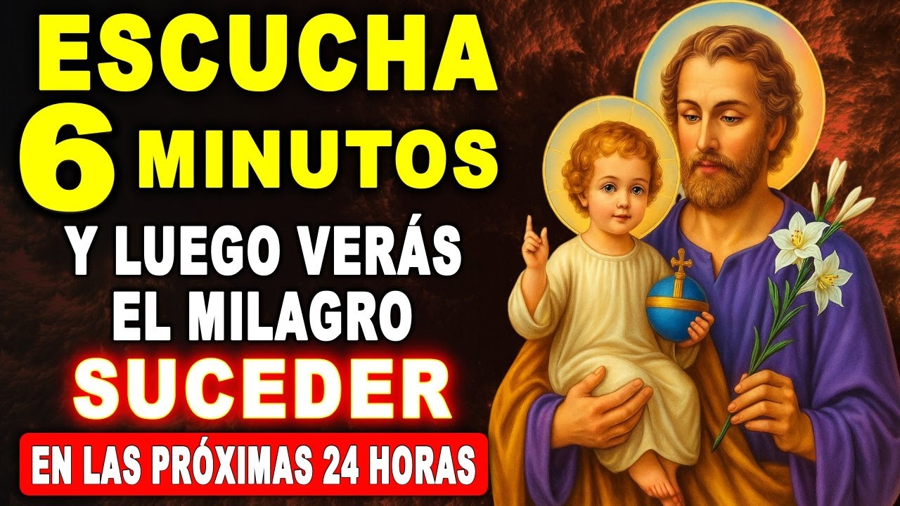 🔴 LA ORACIÓN MÁS PODEROSA a SAN JOSÉ para un Milagro IMPOSIBLE en 24 Horas 🙏