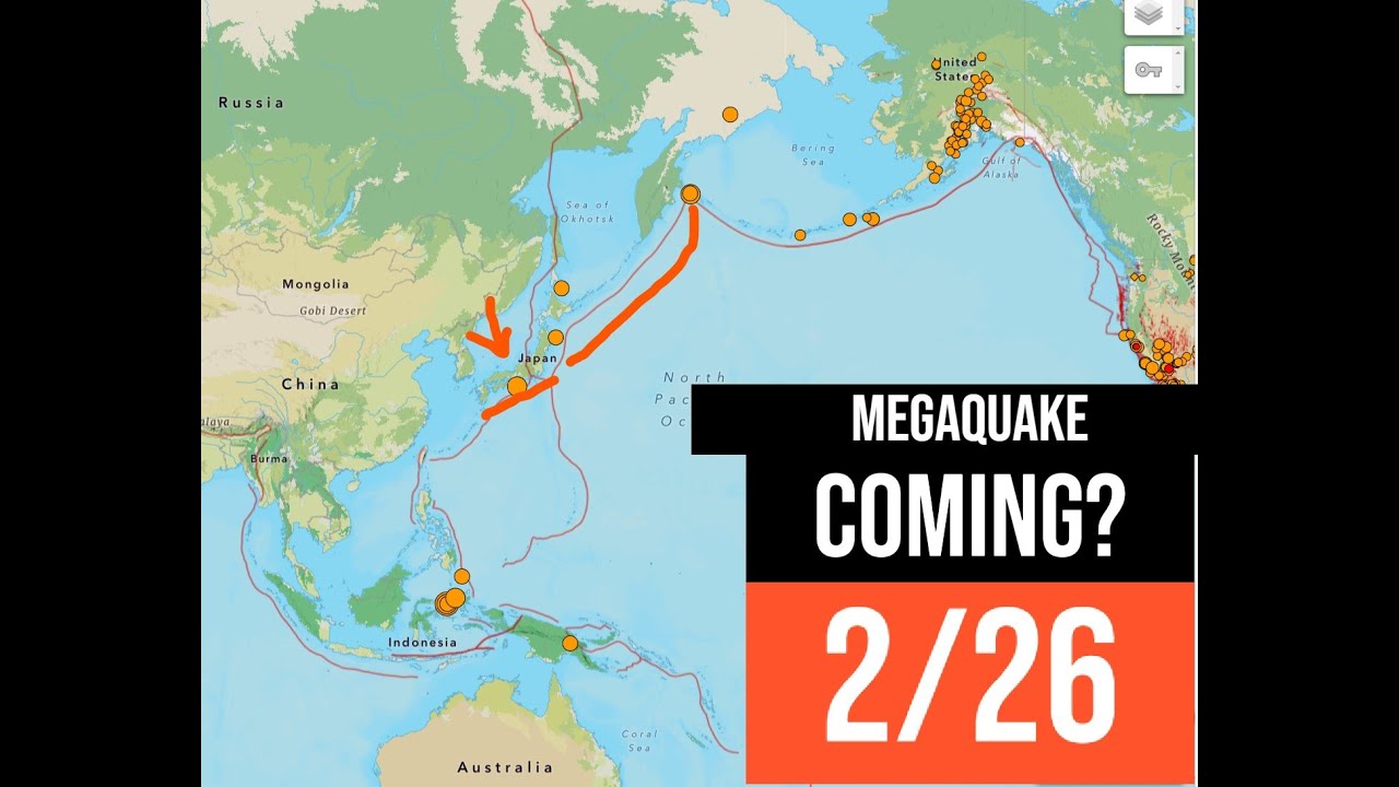Earthquake uptick in the Nankai Subduction Zone. MegaQuake potential. Wednesday 2/26/2025
