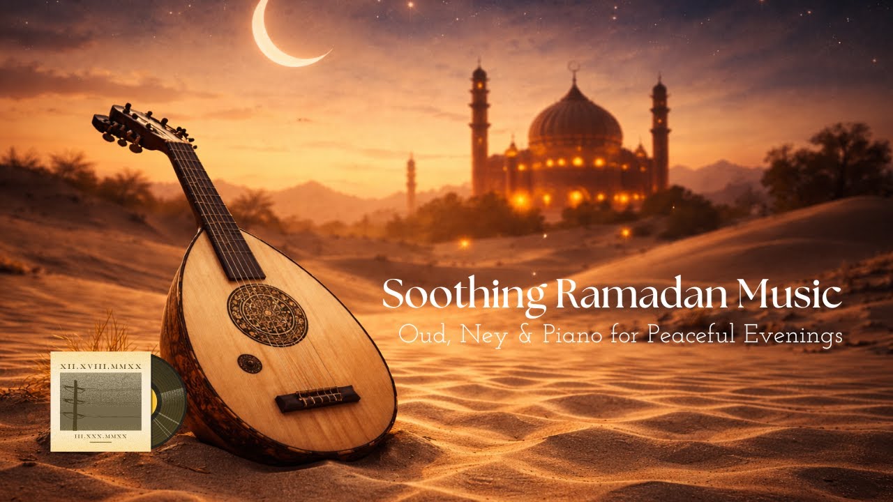 Peaceful Ramadan Instrumental – Relaxing Oud & Piano Ambience for Iftar, Suhoor & Prayer