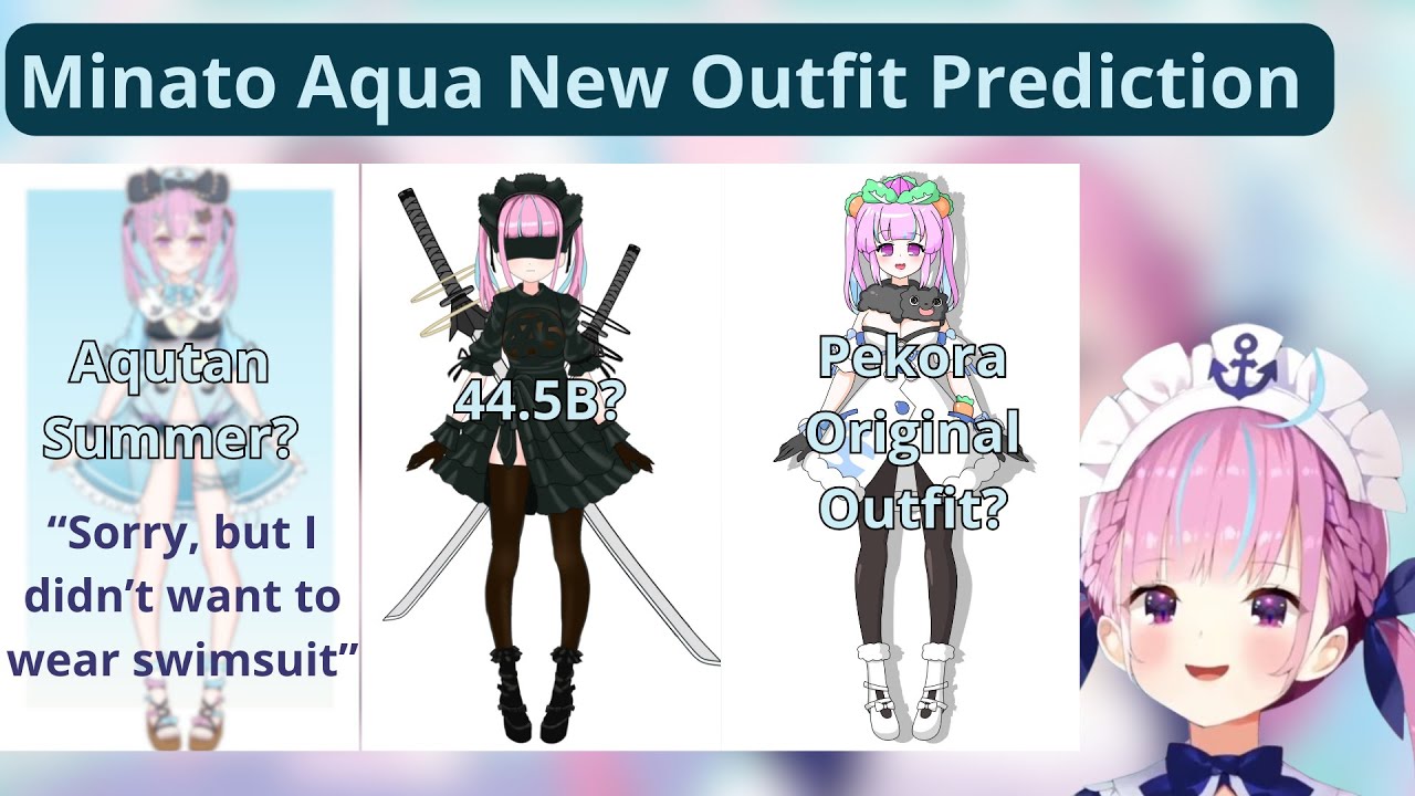 Aquacrew tried to predict Aqua's new clothes【Hololive Clip】