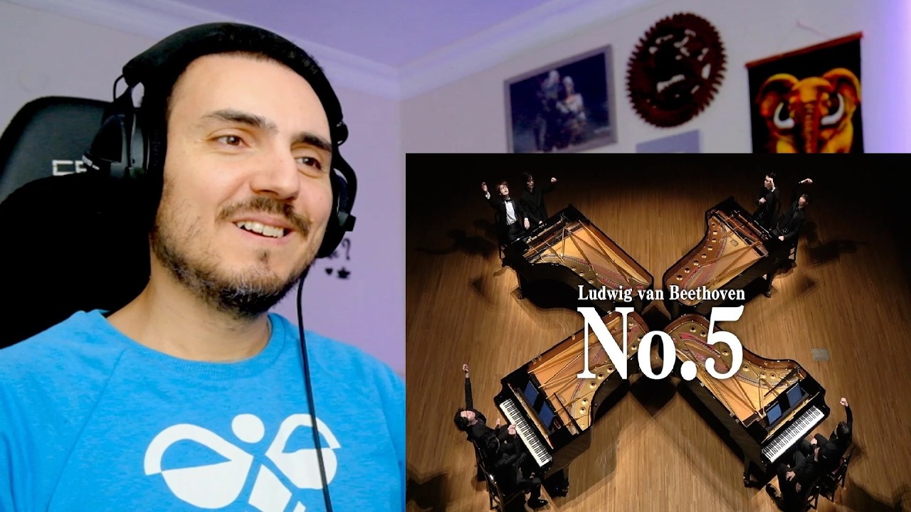 Ludwig van Beethoven: Symphony No.5 4Pianos 16Hands｜ベートーヴェン：交響曲第5番『運命』4台16手 Reaction