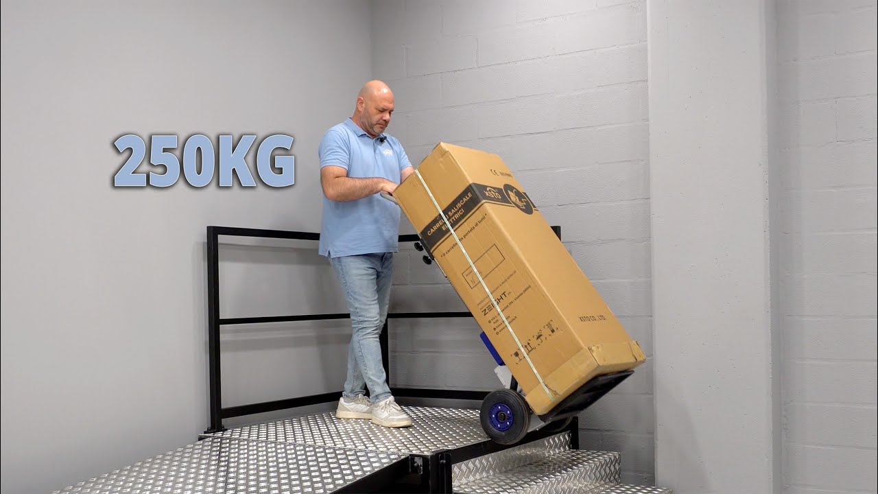 Carrello Saliscale Elettrico ZW4250DC | 250 kg su scale senza sforzo