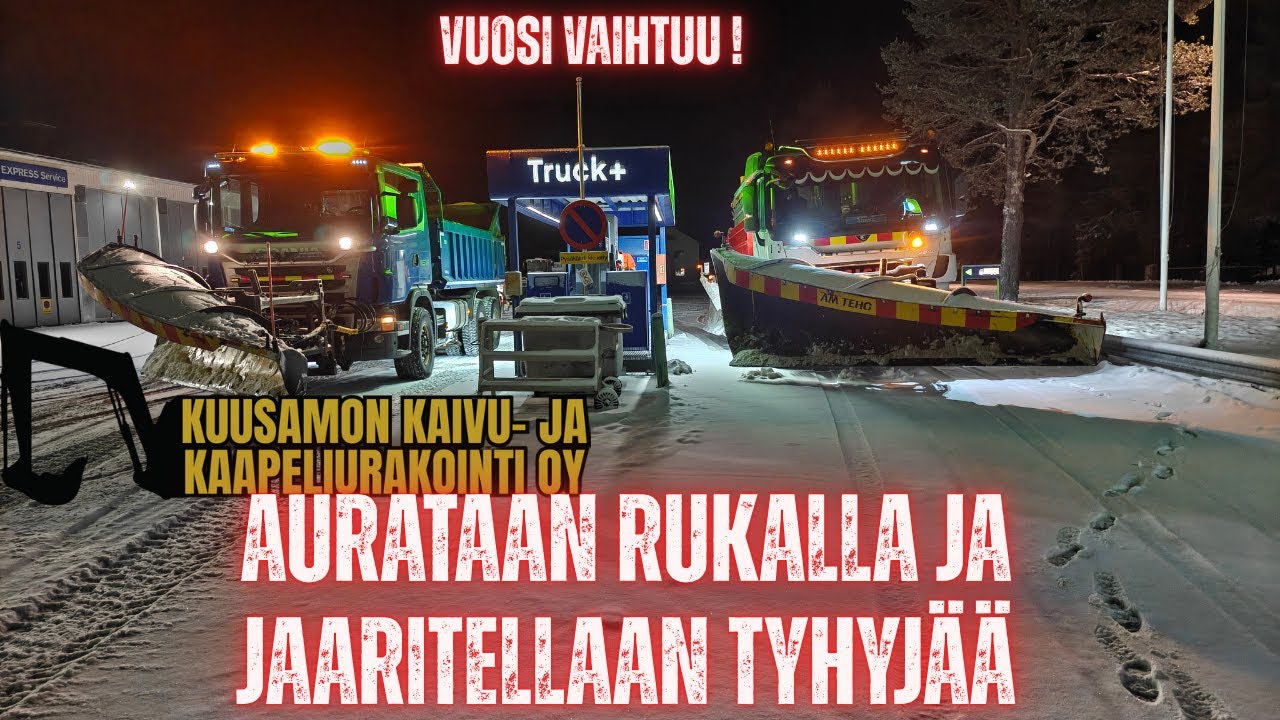 VUOSI VAIHTUU TÖIDEN MERKEISSÄ RUKALLA I SISU POLAR I