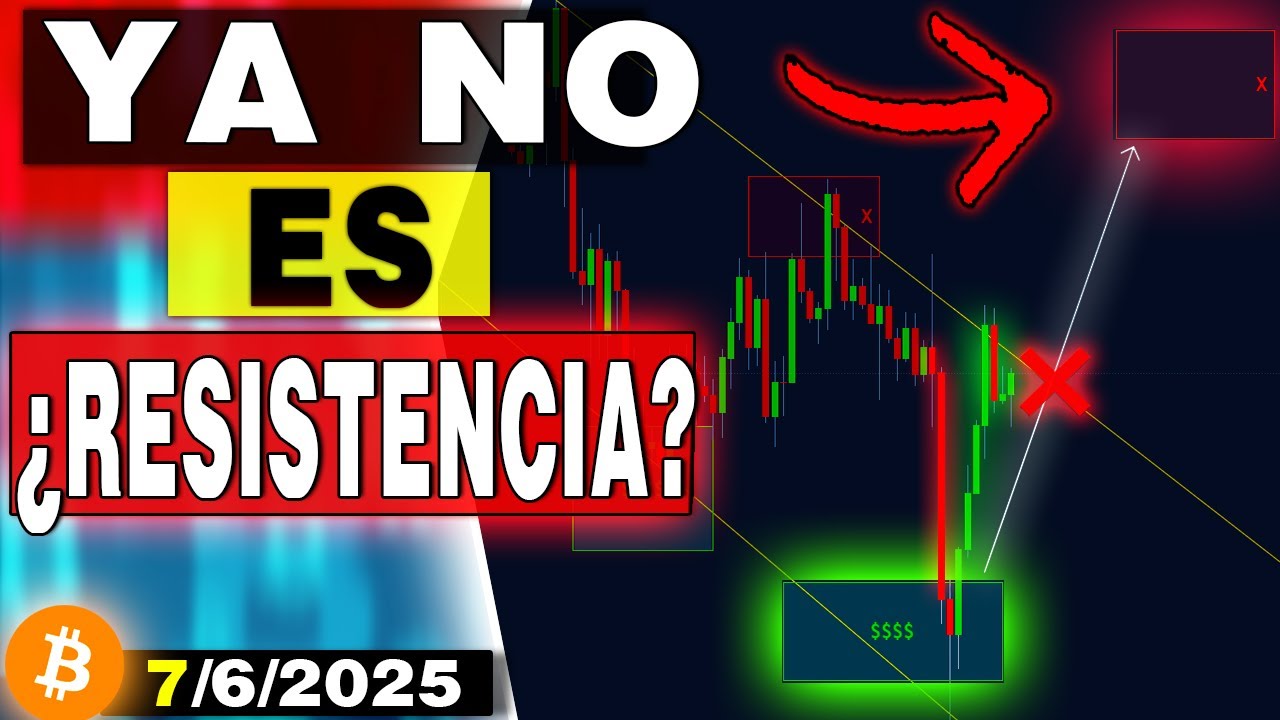 🔥BITCOIN🔥¿NO SE VA AFRENAR? HASTA DONDE PUEDE SUBIR?🤔 ✅Proyección y Análisis de BITCOIN Hoy✅
