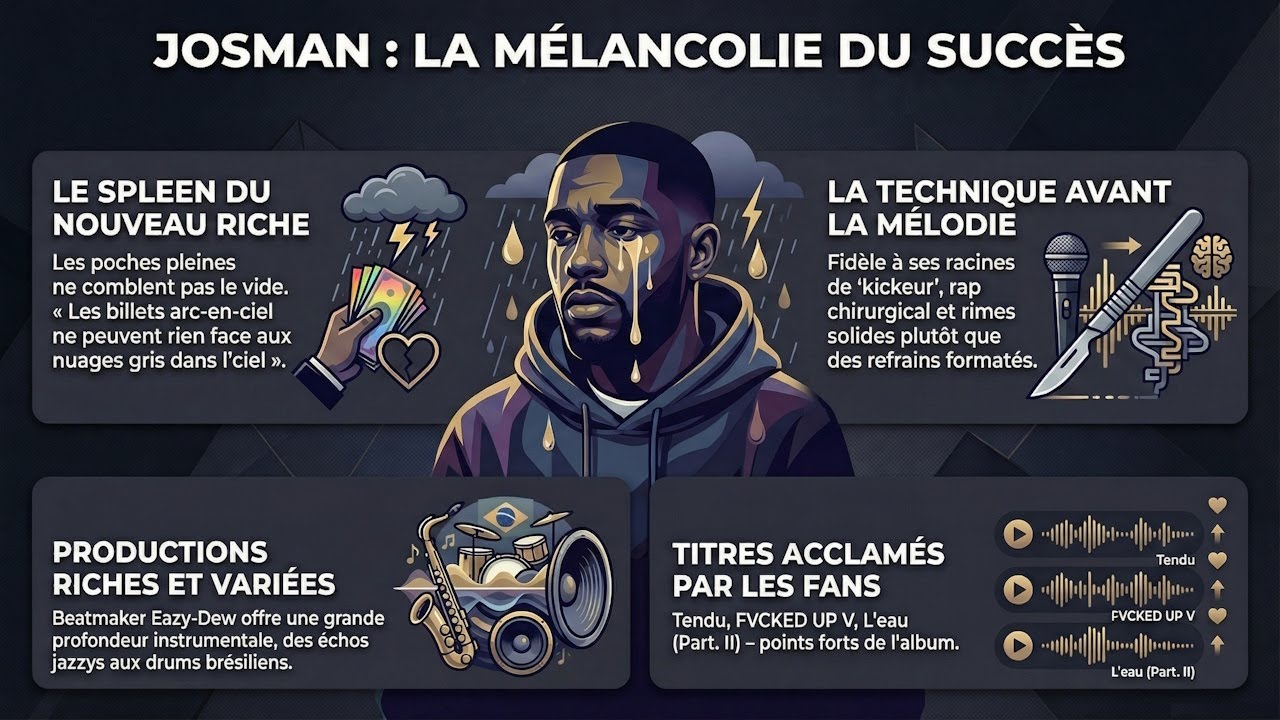 Josman - Dom Perignon Crying : Analyse d'album Hip Hop