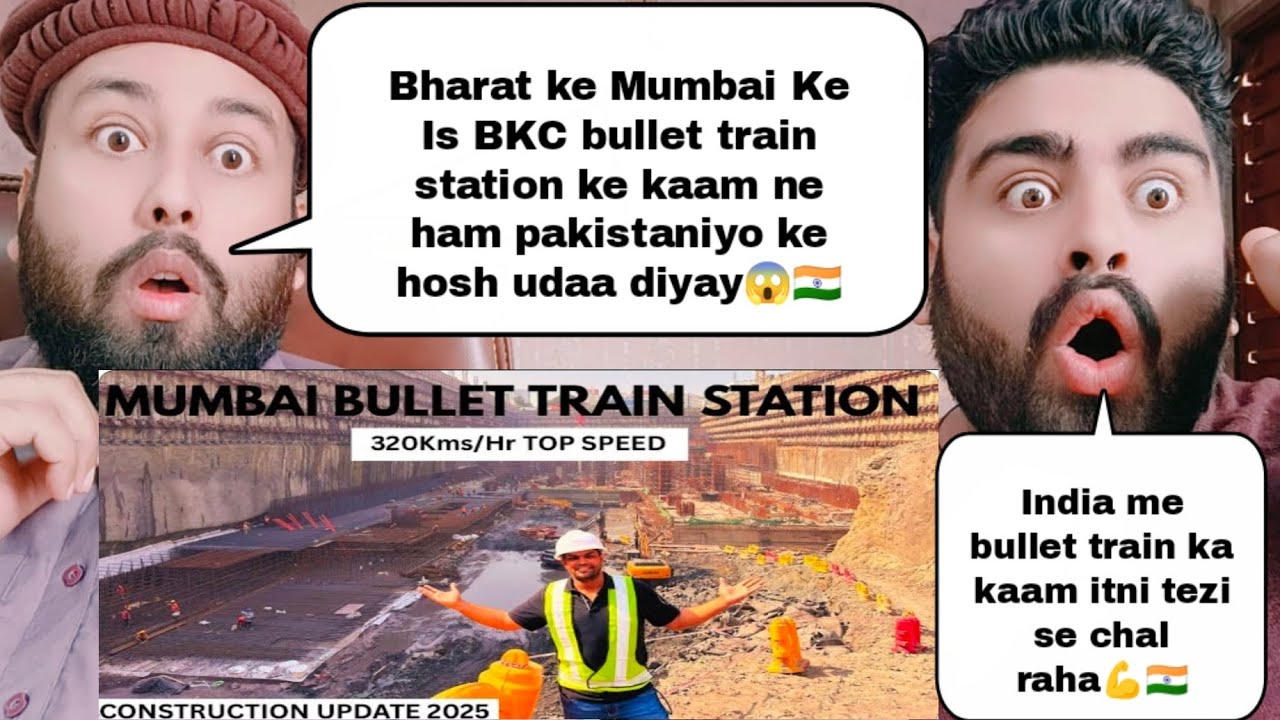 MUMBAI BKC BULLET TRAIN STATION CONSTRUCTION UPDATE 2025 | India&rsquo;s FIRST 320km/Hr Speed BULLET TRAIN