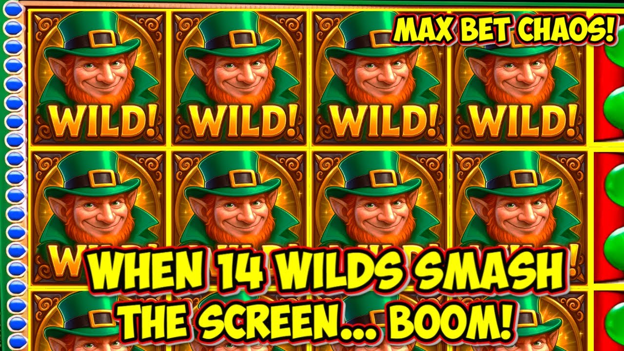 ☘️BOOM! 14 WILDS DROPPED INSANE WIN - Top O' The Mornin' Slot Machine!💥WMS Classic MAX BET LIVE PLAY