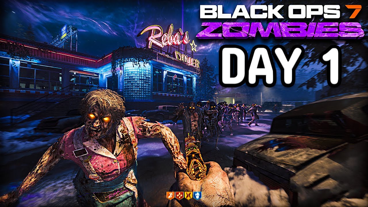 BLACK OPS 7 ЗОМБИ ПЕРВАЯ ПОПЫТКА! (Пепел проклятых)