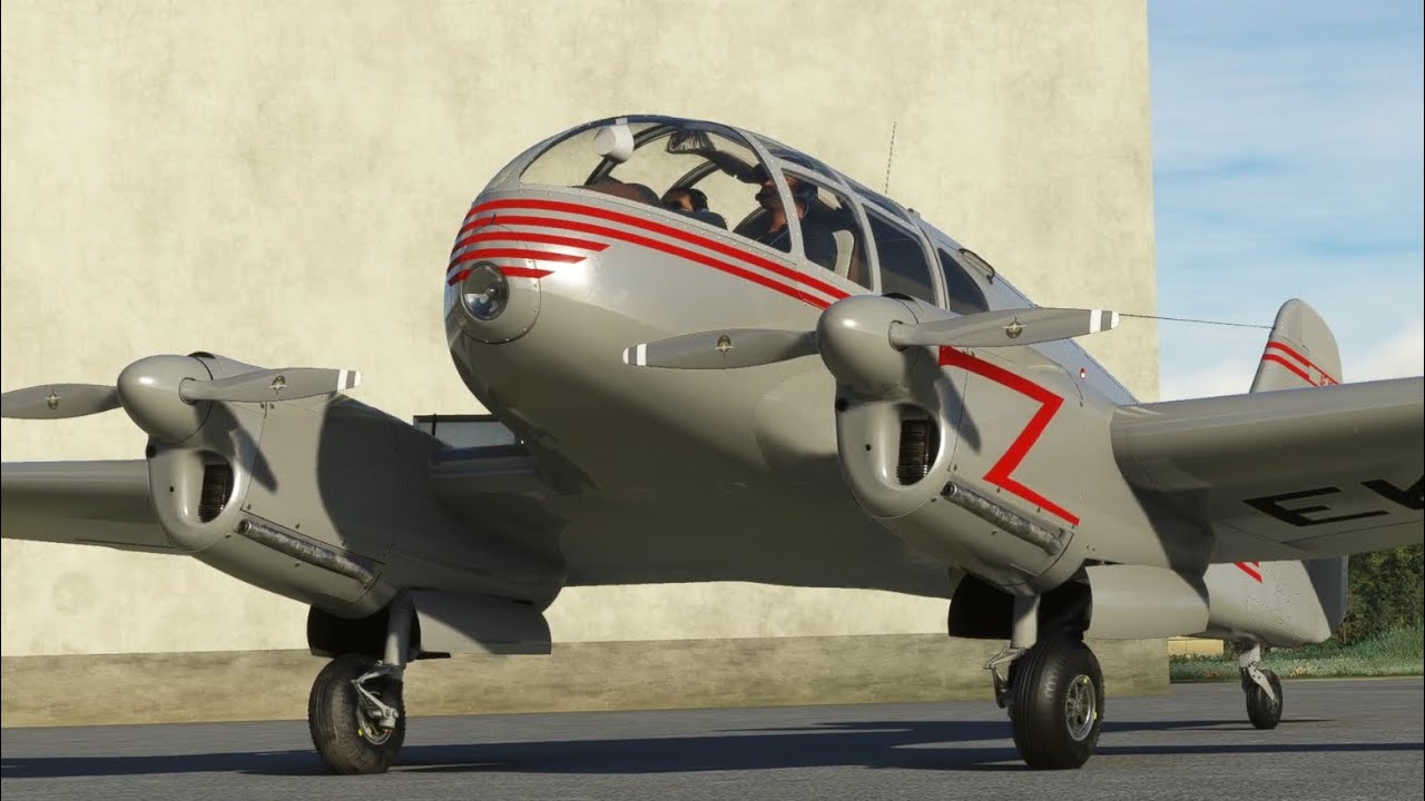 First look at the Aero Vodochody 45 in Microsoft Flight Simulator
