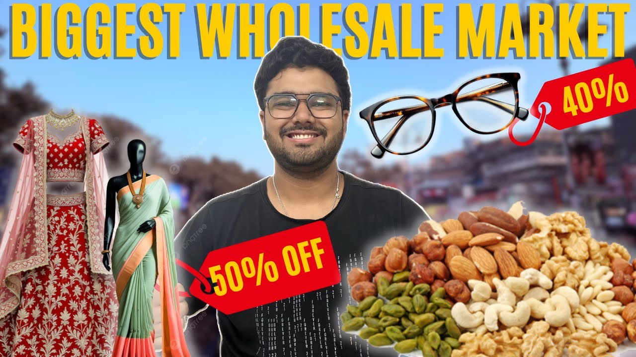 Chandini Chowk wholesale market | Dry fruits, suits, lehengas ,sarees