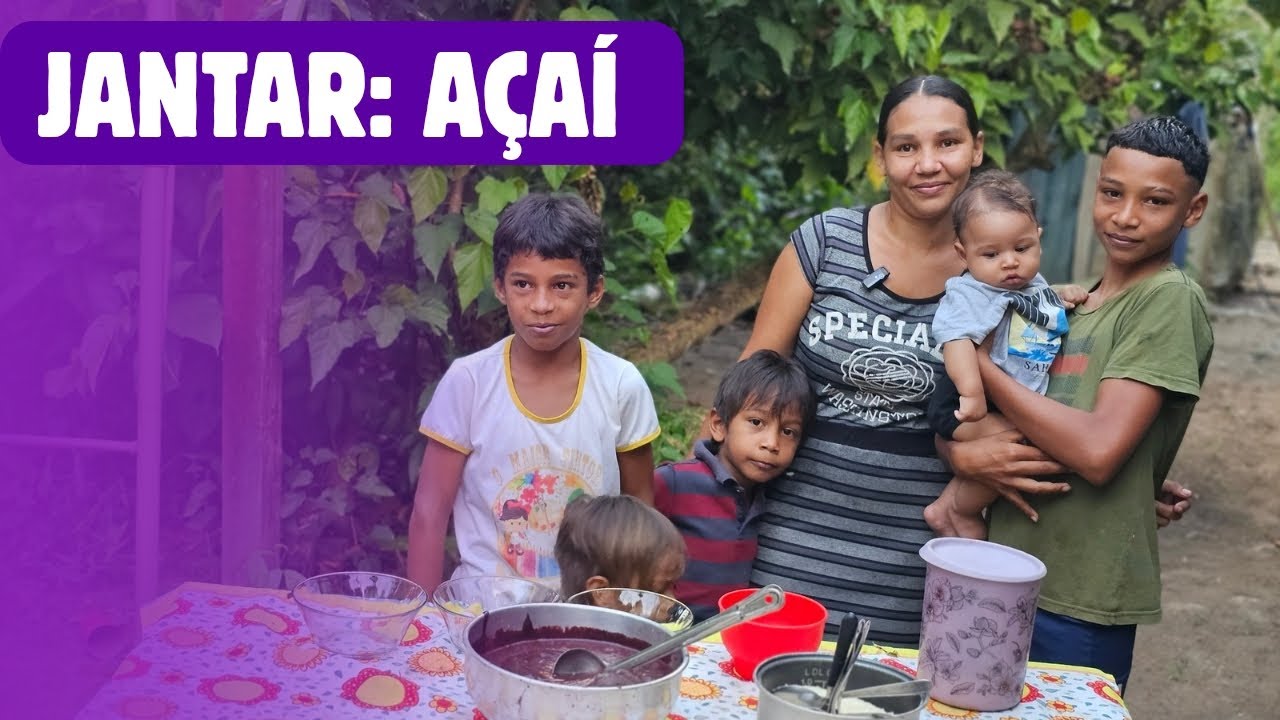 LEILA ESTÁ FELIZ DA VIDA! PREPAROU AÇAÍ PARA O JANTAR ❤️