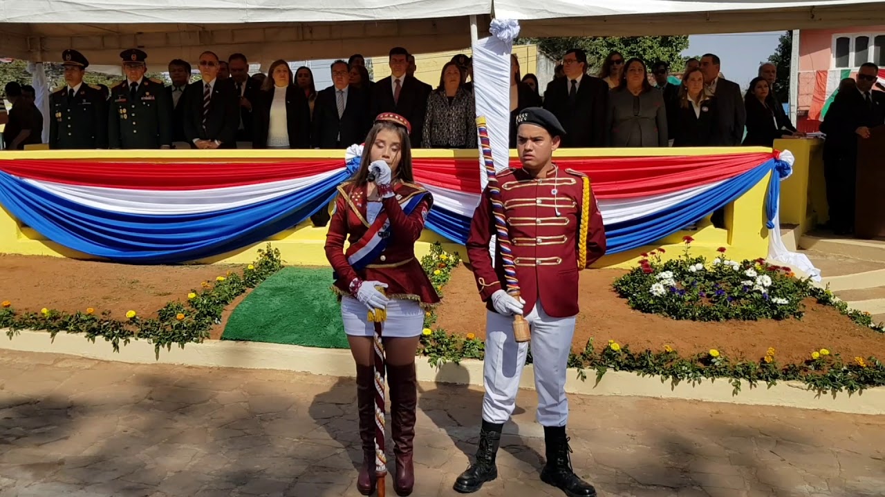 CNNU. Desfile Homenaje a los Niños Mártires de Acosta Ñu en la ciudad de Eusebio Ayala
