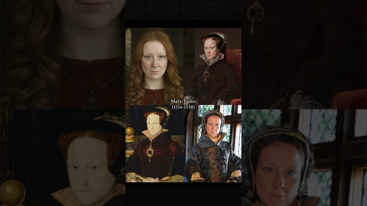 Henry Viii&rsquo;s children Facial Reconstruction ✨ #history #tudors #henryviii #tudorhistory #anneboleyn