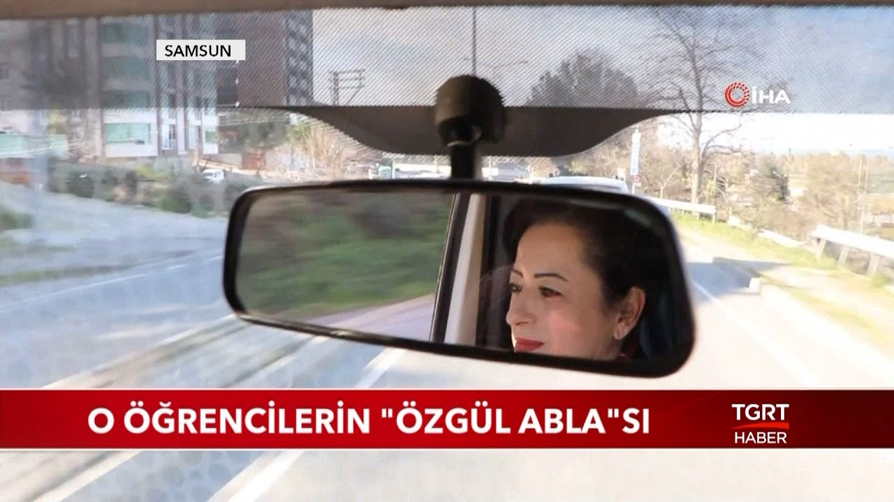 Samsun'un İlk Kadın Servis Şoförü 11 Yıldır Öğrenci Taşıyor