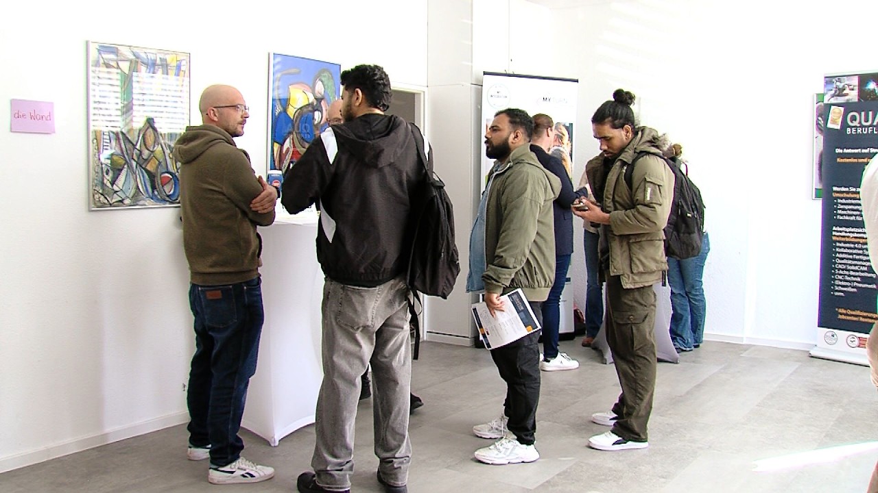 Jobmesse „Matchday“ für Geflüchtete in Pfullingen