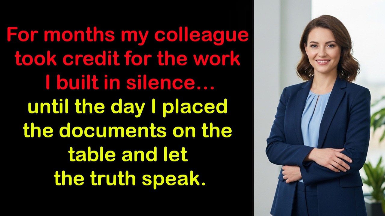 They Took Credit for My Work for Months — Until I Brought the Documents