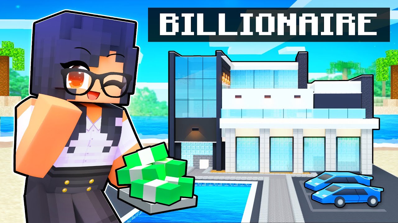 Becoming a BILLIONAIRE'S ASSISTANT in Minecraft!