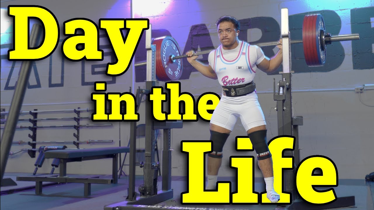DAY IN THE LIFE OF A POWERLIFTER!