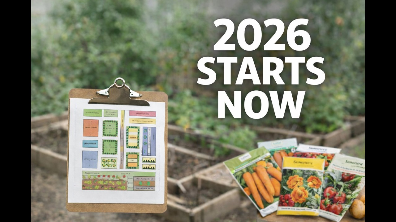 2026 Garden Plan 🌱 What I’m Growing, Where I’m Planting & When to Start Seeds