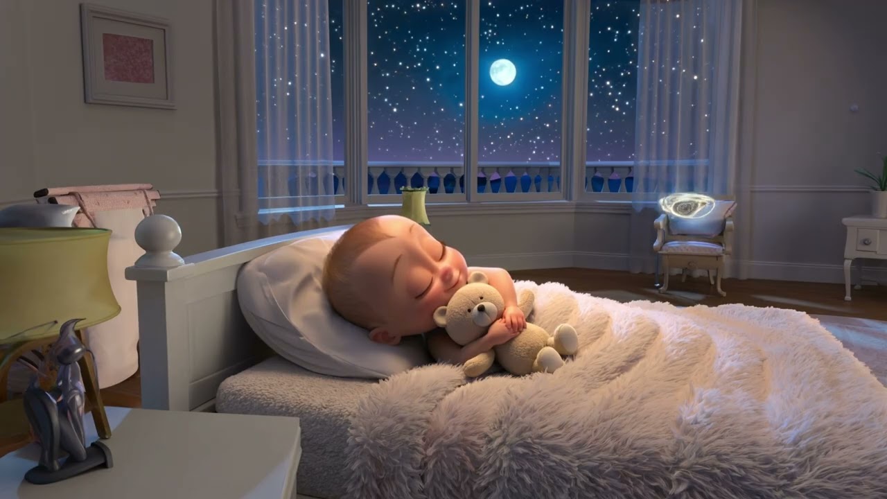 🌙 Magical Moonlight Lullaby ♫ Instant Baby Sleep Music 💤 Soothing Bedtime Melody