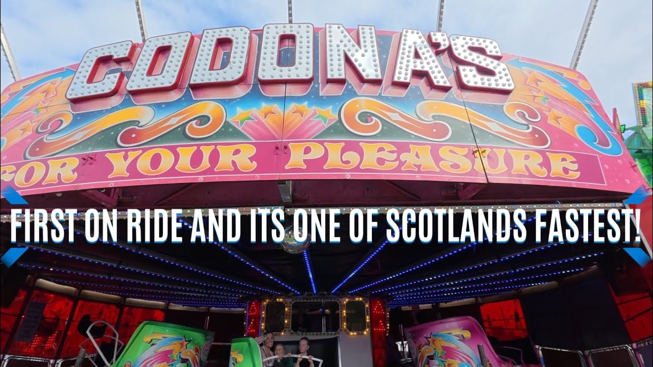 FIRST ON RIDE AND ITS ONE OF SCOTLAND'S FASTEST 