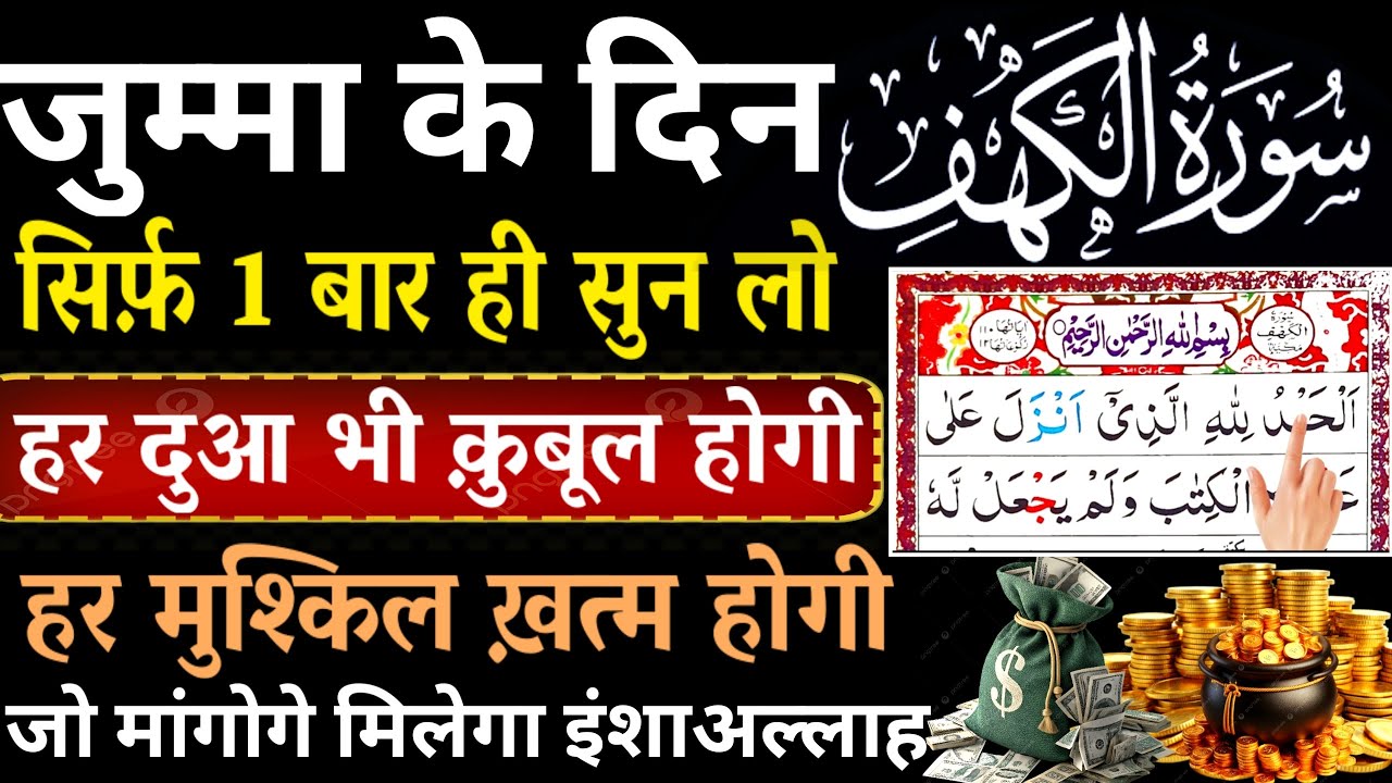 Surah Al-Kahf | Friday Special Tilawat for Blessings, Rizq & Peace | Rizq & Divine Protection | Dua