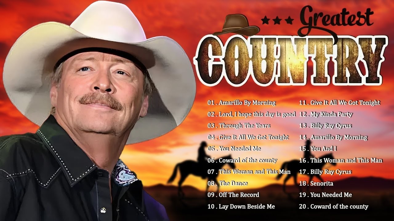 The Best Of Country Songs Of All Time 🔥 Alan Jackson, John Denver, Kenny Rogers, Willie Nelson