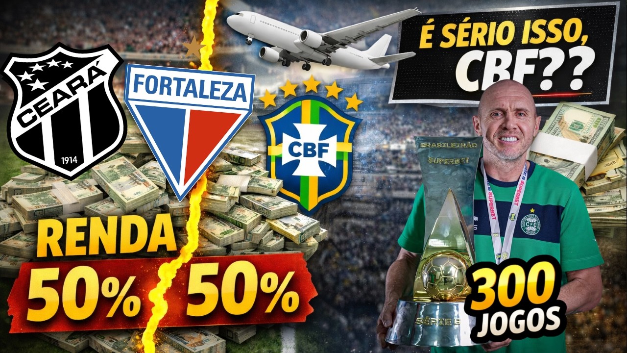 🚨ABSURDO! CBF quer repassar custos aos clubes | Clássicos-Rei 2026 dividirão renda! Mozart 300 jogos