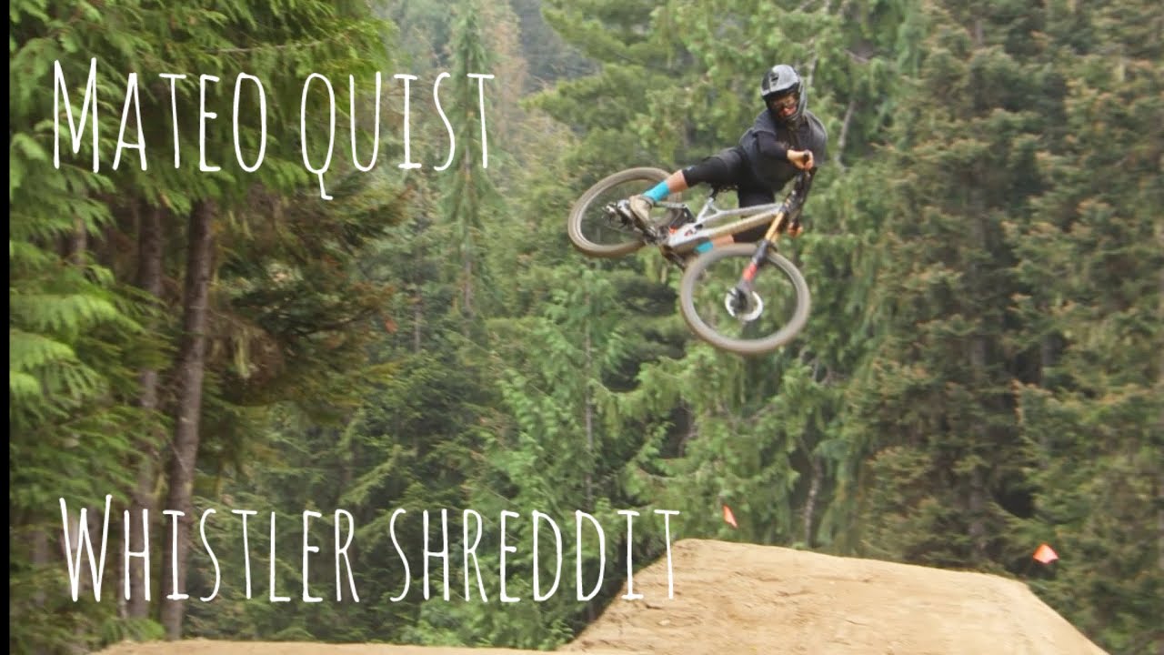 Mateo Quist shreds the Whistler bike park