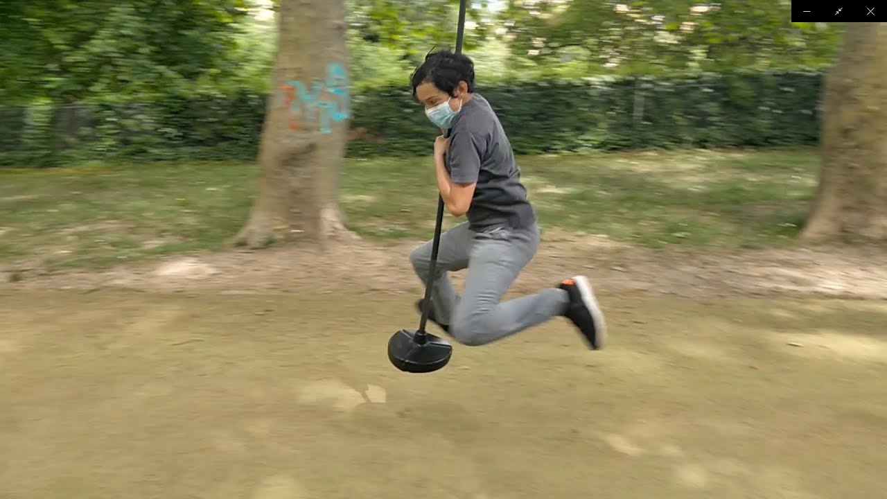 You Won't Find This in the U.S.! - Public Free Zipline in Grenoble France